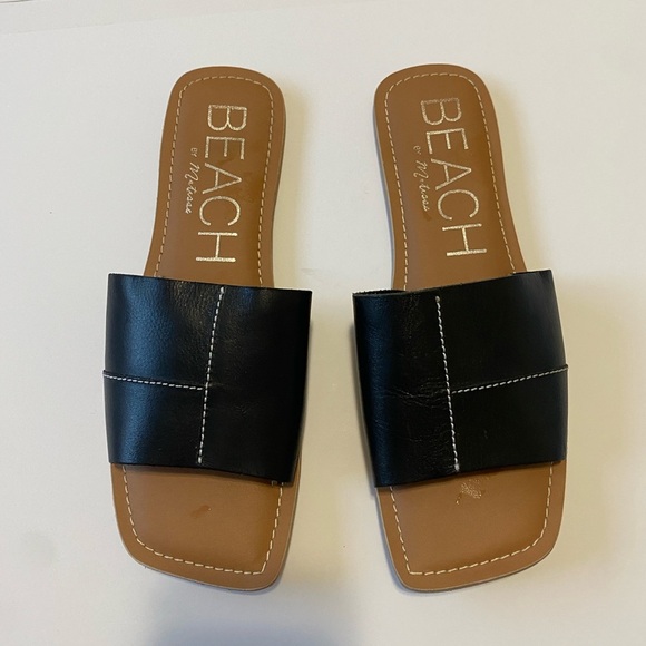 Beach by Matisse Black Slide Sandals - Picture 1 of 4